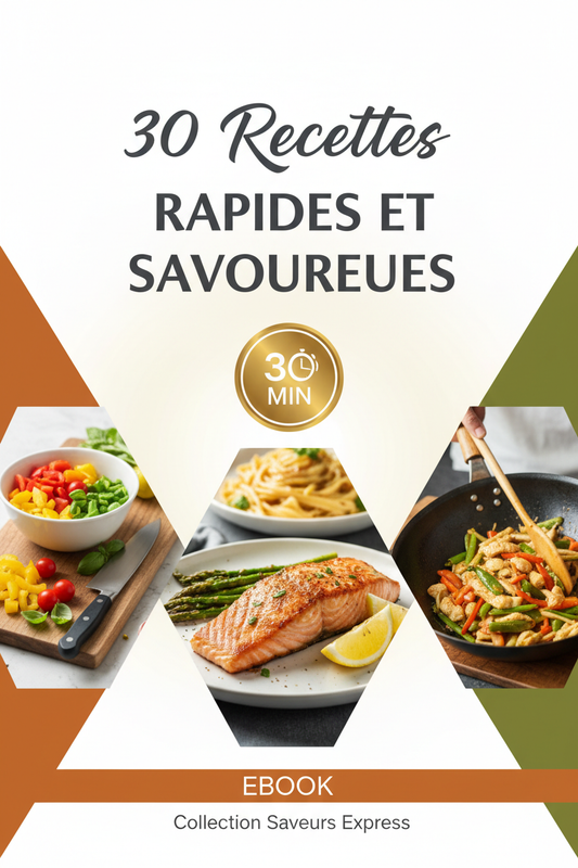 30 Recettes Rapides et Savoureuses - E-book PDF